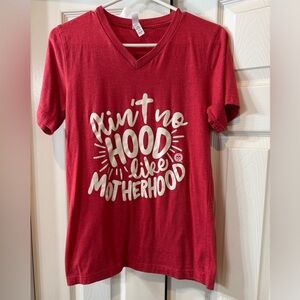 Girlie Girl Originals Women’s Small Red Graphic T-Shirt